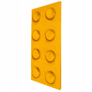 Panel za posteľ - Čalúnený panel detí Lego 7 farby 25x50 cm