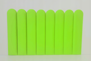 Panel za posteľ - Čalúnené nástenné panely plot 1 75x30 cm