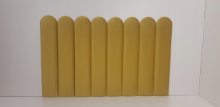 Panel za posteľ - Palitované čalúnené panely 1 pre deti 75x20cm