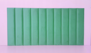 Panel za posteľ - Čalúnené panely nástenné čelo postele 20 x 80