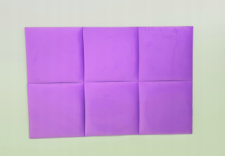 Panel za posteľ - Čelo postele na stene 65 x 65 čelo postele
