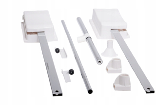 Rošty na posteľ - Pantograph 600-800 GTV White PG-ST6083-10