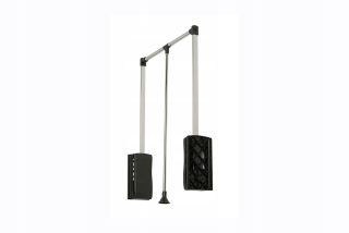 Výsuvný vešiak - Volpato 300 kusov nábytku nohy H-100 plastových 400 kg