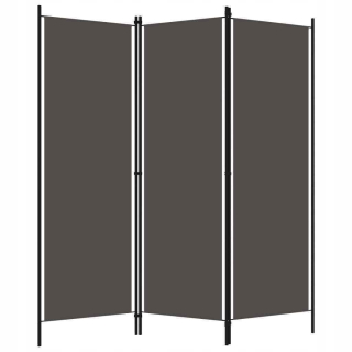 Stena, paraván do spálne - Peace Screen, Anthracite, 3-Winged, 150x180 cm