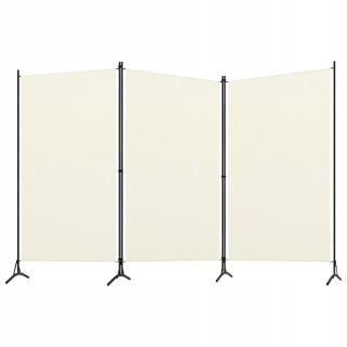 Stena, paraván do spálne - Peace Screen, White, 3-Winged, 260 x 180 cm