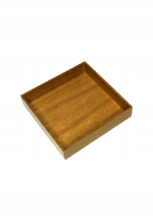 Podložka, organizér do zásuvky - Peka 07.356.d Square Tray 236x236x49 mm dub