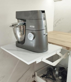 Kuchynské zasuvky - PEKA 10.03.B White Mixer Mechanizmus