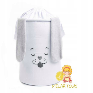 Úložný box pre deti - Gray Dog 50 cm-skosz, nádoba na hračky, poklady