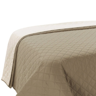 Prikrývka, prehozy na posteľ - Prešívaná posteľ Bedspread 170x210 Cappuccino Cream