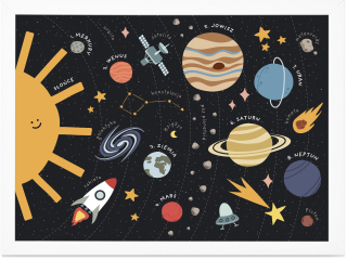 Detský obraz - Planéta planéty planéty Kosmos 30x40 krásna