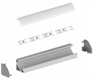 Osvetlenie nábytku - Under -Bent LED žiarovka 100 cm +dotykový prepínač