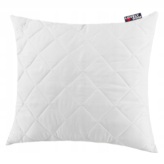 Vankúš na spanie - Vankúš 60x60 prešívané anti -allergické biele
