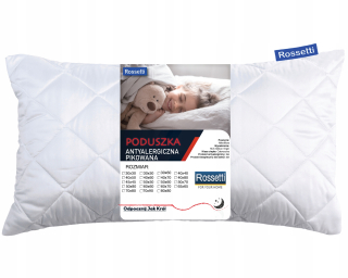 Vankúš na spanie - Anti -allergický vankúš 40x80 prešívaný hrubý a