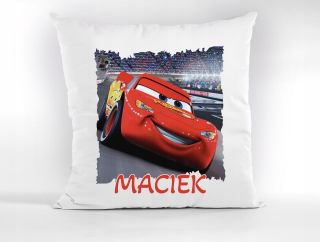 Vankúš na spanie - McQueen Zigzag Cushion + meno zadarmo