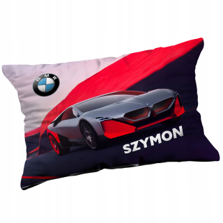 Vankúš na spanie - Vankúš pre darček pre fanúšikov BMW 40x60 Názov