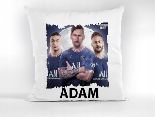 Vankúš na spanie - Trio PSG Messi Mbappe Neymar Vankúš