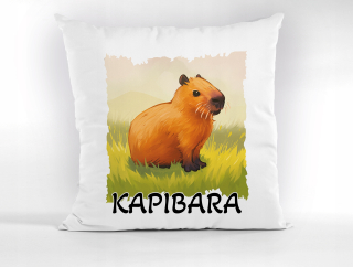 Vankúš na spanie - Vankúš Kapibara + meno zadarmo