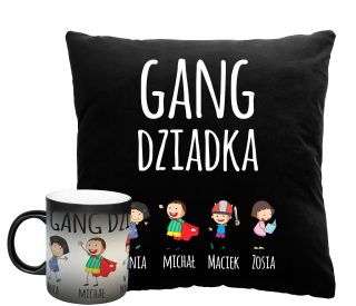 Vankúš na spanie - Deň babičky vankúša a babička gang babička Y4