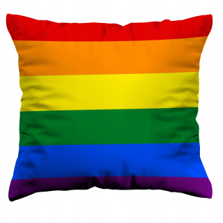 Vankúš na spanie - LGBT Cushion Dúhová vlajka Láska Pride Plná tlač