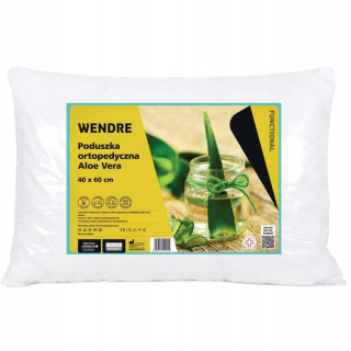 Vankúš na spanie - 50x60 anti -allergický prešívaný vankúš so zipsom