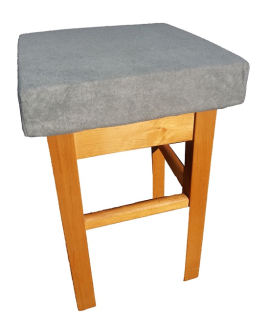 Stolík, taburetka - Štvorcový vankúš na stoličke stoličky 30 cm