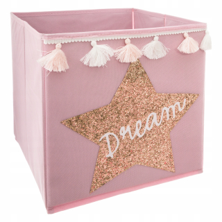 Úložný box pre deti - Hračkárska kontajner Golden Star Textile 30x30