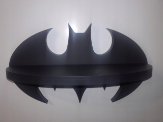 Polica do detskej - Polička cloudu - Batman police pre chlapca 32 cm