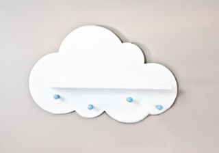 Polica do detskej izby - Cloudový oblak oblaku pre deti