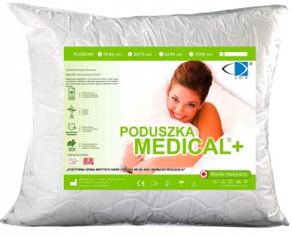 Vankúš na spanie - Poľský vankúš Medical 50x70 50 Castle AMW 95*C