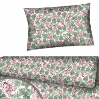 Kompletný set posteľných obliečok - Slušná leštná bavlnená obliečka ornament