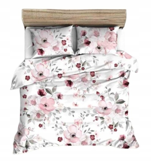 Kompletný set posteľných obliečok - Hotelová podstielka Damask 140x200 Bavlna 2 cm