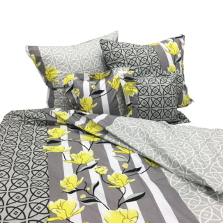 Kompletný set posteľných obliečok - 100% bavlnená podstielka 180x200 + 2 vankúše 70x80