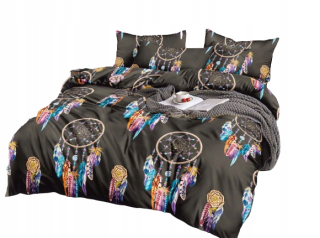 Kompletný set posteľných obliečok - Kvetinová obkladovacia bavlna rastlina 200x220