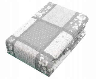 Kompletný set posteľných obliečok - Posteľná bielizeň 160x200 kôra 100% mäkká bavlna Patchwork