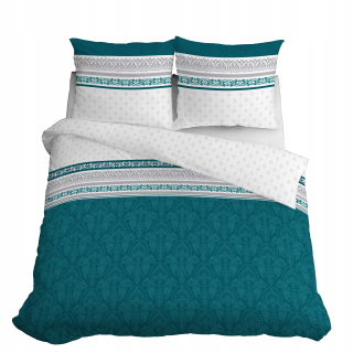 Kompletný set posteľných obliečok - Posteľná bielizeň 160x200 + 2 vankúše 100% bavlnené vzory