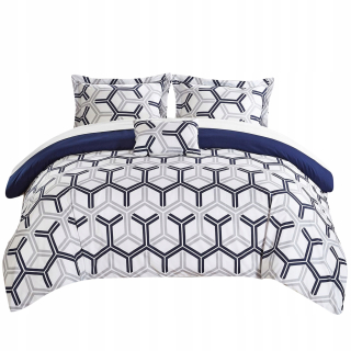 Kompletný set posteľných obliečok - Listy VII 3D podstielka Eco Sleep 3cz.