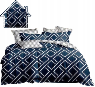 Kompletný set posteľných obliečok - Posteľná bielizeň 160x200 +2 vankúše 100% bavlnená súprava