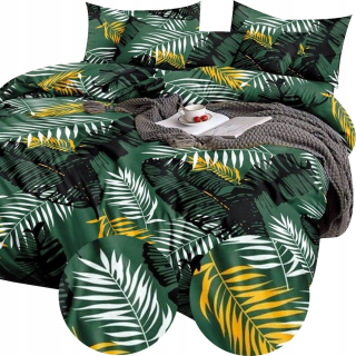 Kompletný set posteľných obliečok - Posteľná bielizeň 160x200 + list + 2 3D vankúš