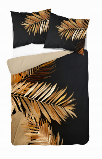 Kompletný set posteľných obliečok - Biela bavlnená džungľa 220x200