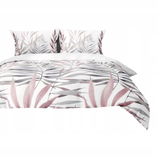 Kompletný set posteľných obliečok - Posteľná bielizeň 200x220cm 3 diely bavlnené satén 4243b