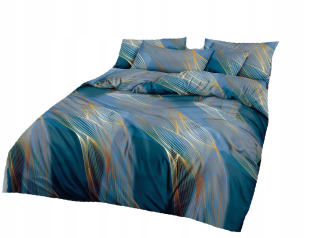 Kompletný set posteľných obliečok - Posteľná obliečka na bavlnu BIELBAW 160x200 elegantná