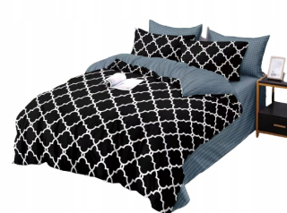 Kompletný set posteľných obliečok - Flanel podstielka 140x200cm hrubá poľská flanel