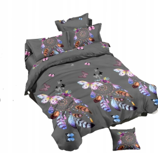 Kompletný set posteľných obliečok - Bavlnené posteľné postieľky futbalové ihrisko 160 x 200 cm
