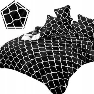 Kompletný set posteľných obliečok - 3D podstielka 160x200 2x vankúš