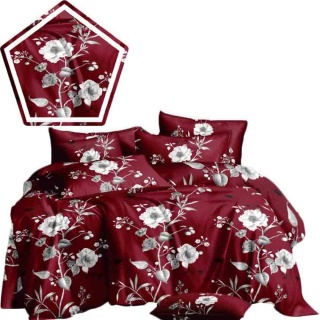 Kompletný set posteľných obliečok - 3D podstielka saténovej bavlny 160x200 2x vankúš