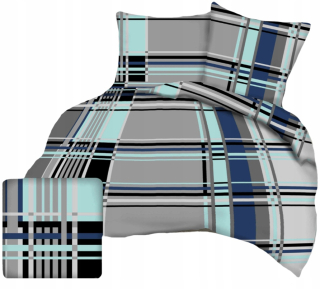 Kompletný set posteľných obliečok - Bavlnená posteľná bielizeň 140x200 100% bavlnená poľa