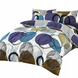 Kompletný set posteľných obliečok - Bavlnená podstielka 160x200 + 2x vankúš 70/80 xxl