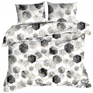 Kompletný set posteľných obliečok - Bavlnená posteľná bielizeň 160x200 + 2x kvalita vankúša