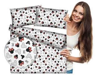 Kompletný set posteľných obliečok - Posteľná bielizeň 160x200 bavlna + 2 vankúše 70x80 cm