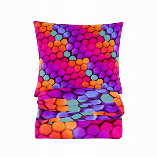 Kompletný set posteľných obliečok - Bavlnená posteľná bielizeň 180x200 líšky medvedí
